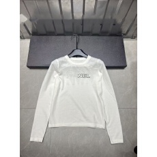 批发2025冬季新款虚线字母圆领套头针织长袖休闲百搭上衣