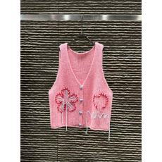 批发网红新款立体手钩花气质针织马甲