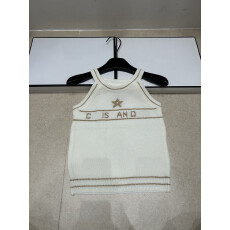 批发2026夏季新款金线挂脖针织背心轻奢减龄短款百搭背心