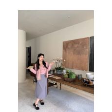 批发已出货 女新款大码名媛短款遮肉显瘦V领秋冬季