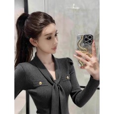 批发已出货 针织打底衫女内搭设计感修身正肩长袖<b class='q'>上衣</b>