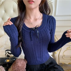 批发已出货 纯欲辣妹<b class='q'>上衣</b>打底衫内搭高级感毛衣