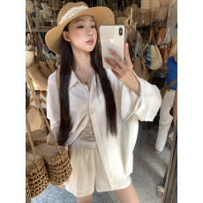 2026新款爆款夏防晒气质上衣法式衬衫外套女