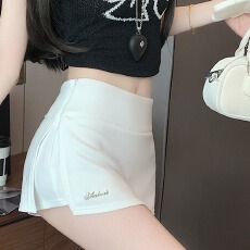 批发高腰开叉裙裤半身裙女<b class='q'>夏季</b>a字短裙包臀裙子
