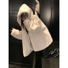 批发毛毛外套女冬季2025新款中长款加厚毛茸茸獭<b class='q'>兔毛</b>环保皮草毛绒大衣