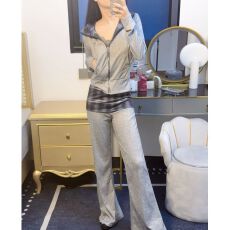 批发高级感时尚穿搭格子拼色套装女秋<b class='q'>冬</b>新款韩版高腰显高显瘦两件套装