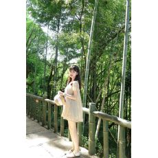 茶歇式新款小个子设计感小众裙子显瘦短裙春夏款A字裙甜美风女装