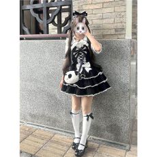 批发日系软妹蝴蝶结lolita娃娃领短袖衬衣学生宽松显瘦<b class='q'>蕾丝</b>边衬衣内搭