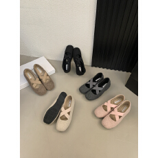 批发呢子灰高级感内增高单鞋配<b class='q'>裙</b>子玛丽珍鞋<b class='q'>芭蕾舞</b>法式鞋春秋软女鞋
