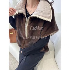 批发<b class='q'>韩国</b>东大门女装2026冬季新款两面穿套头保暖棉服马甲外套女