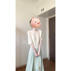 批发新款<b class='q'>夏</b>季温柔风白色圆领蝙蝠袖T恤女显瘦短袖百搭时尚