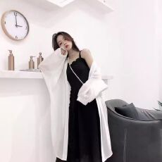 批发已出货开衫女新款雪纺防晒衣<b class='q'>中长款</b>外搭海边罩衫薄外套