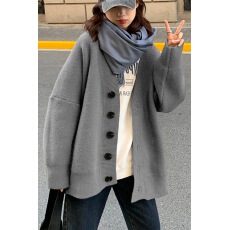 批发秋冬新款加厚毛衣女<b class='q'>韩版</b>宽松慵懒风中长款针织开衫百搭温柔风外套