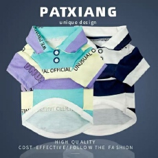 批发时尚狗狗衣服春秋宠物泰迪雪纳瑞约克<b class='q'>夏</b>比熊小型犬猫咪POLO衫条纹