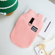 时尚狗狗衣服秋冬装保暖绒衣可挂牵引绳宠物猫泰迪比熊博美小型犬