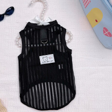 批发夏天可牵引小狗狗衣服薄款泰迪比熊博美法斗小型幼犬宠物猫咪背心