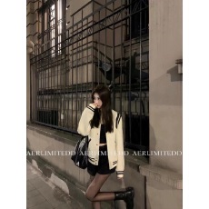 批发SLP风格<b class='q'>棒球</b>服潮牌宽松情侣飞行夹克短外套羊毛呢