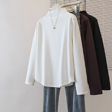 批发实拍实价大码女装冬季新款韩版高级感潮流宝宝绒设计显瘦修身上衣