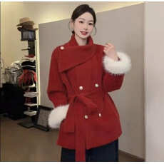 批发韩系仿水貂绒针织衫女2025冬季新款慵懒风精致百搭高级感毛衣