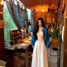 批发春季<b class='q'>新款</b>纯欲慵懒女装穿搭一整套针织<b class='q'>毛衣</b>外套女内搭氛围感连衣裙