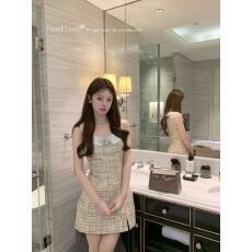 批发高定富家千金名媛小香风连衣<b class='q'>裙</b>女2026轻奢娃娃领包臀短<b class='q'>裙</b>小<b class='q'>礼服</b><b class='q'>裙</b>