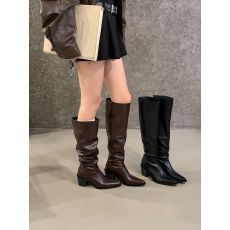 批发2025新款高筒靴堆堆靴