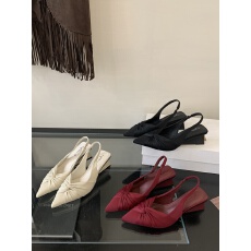 批发法式绝美高跟包头凉鞋女2026年新款蝴蝶结坡跟凉单鞋