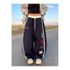 批发美式辣妹休闲<b class='q'>运动服</b>套装女夏季新款时尚减龄<b class='q'>短袖</b>阔腿裤学生