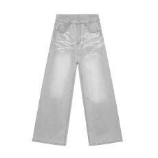 批发渐变美式复古Cleanfit洗水做旧高级感秋季新款宽松直筒<b class='q'>牛仔裤</b><b class='q'>男</b>款