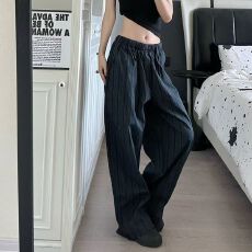 批发2026春季新款休闲卫裤女高个子hiphop高街爵士舞裤垂感运动工<b class='q'>装</b>裤