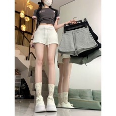 批发夏季新款宽松休闲抽绳显瘦阔腿百搭三分<b class='q'>短裤</b>女