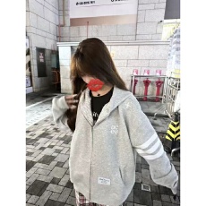 批发薄款/加绒【纯棉华棉原版工艺】连帽<b class='q'>卫衣</b>拉链外套女学生