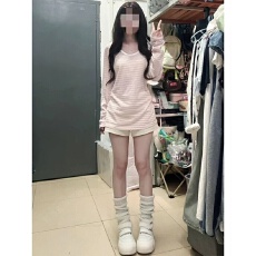 批发莱赛尔面料抖音原版做法条纹v领薄纱防晒罩衫女设计感上衣