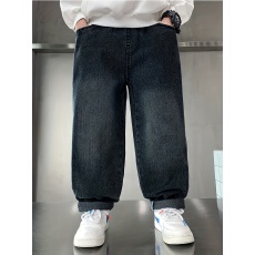 批发欧美跨境中大童男款<b class='q'>牛仔裤</b>