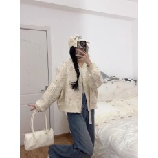 批发独特超好看棒球服外套女春秋2025新款美式慵懒chic短款宽