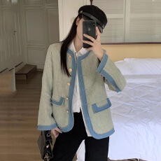 批发小香风<b class='q'>西装外套</b>女春秋款设计感小众美式复古高级感chic港风上衣潮