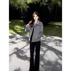 批发美式复古小香风翻领毛呢短外套女秋冬季小个子宽松百搭夹克上衣潮