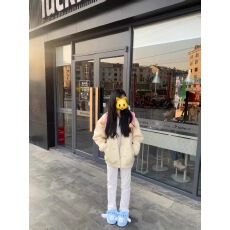 批发星星印花<b class='q'>小熊</b>棒球服外套女2025春秋新款小众设计感宽松夹克上衣潮