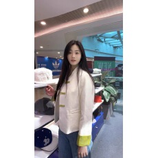 批发新中式国风盘扣外套女短款2025春秋季新款高端气质提花小香风上衣