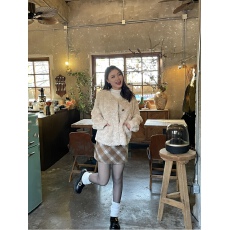 批发加厚加棉女2025秋冬新款小个子时尚百搭外套貂绒颗粒绒仿水貂皮草