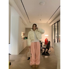 批发2025冬季美式甜美小碎花棉衣女装小个子短款加厚棉袄秋冬外套