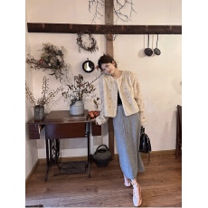 批发小香风环保水貂皮草外套女短款2025冬季年轻款小个子减龄毛毛上衣