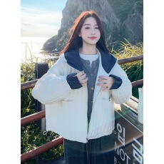 批发复古连帽压格拼接短外套女欧洲站2025秋装新款欧货时尚夹克上衣潮