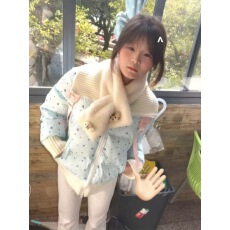 批发短款棉袄外套女2025新款冬季韩系穿搭学生拼接棉服保暖加厚小个子