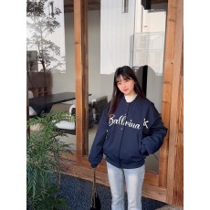 批发藏青色字母棒球服外套女春秋2025新款美式学院风甜酷减龄夹克上衣