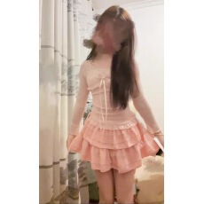 批发甜辣纯欲芭蕾风显瘦收腰连衣裙女2025<b class='q'>春</b>夏新款上衣两件套装蛋糕裙