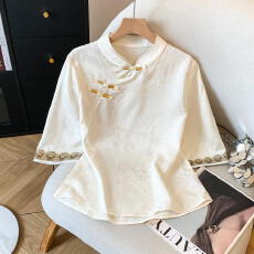 批发新中式真丝桑蚕丝<b class='q'>衬衫</b>女春秋夏2026新款国风<b class='q'>衬衣</b>洋气小衫<b class='q'>女士</b>上衣