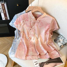 批发2026夏季新款国风新中式<b class='q'>真丝</b>提花马甲背心女气质温婉百搭<b class='q'>衬衫</b>上衣