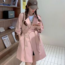 批发已出货 风衣<b class='q'>外套</b>女中长款秋装2025年新款高级感小个子大衣女