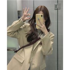 批发已出货 新款春秋<b class='q'>小西装</b>外套女西服小个<b class='q'>短款</b>休闲小众设计感高级感